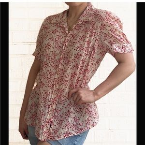 Woman’s Size L Banana Republic Blouse. ORIGINALLY $50 perfect condition!